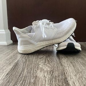 White Adidas ultra boost